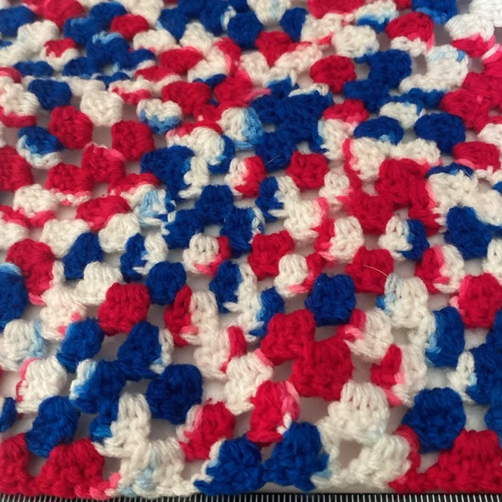 Crocheted Patriotic Doily
